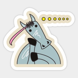 Funny Horse Sticker